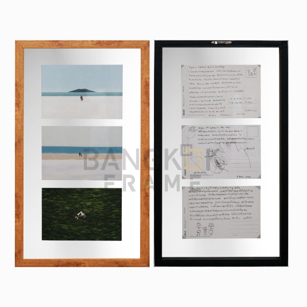 กรอบกระจก2ด้าน Double Clear Glass Frames